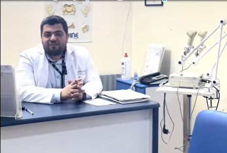 رئيس قسم العلاج الفيزيائي في مستشفى السلام د محمد عيد الغفور