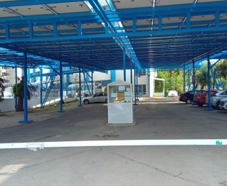 Parking and outdoor area